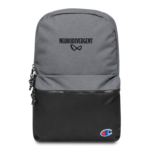 Neurodivergent Embroidered Champion Backpack