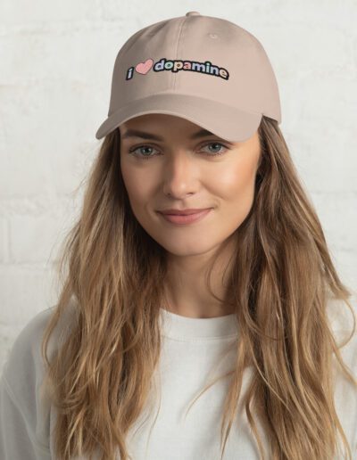 I Love Dopamine Dad Hat