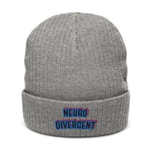 Neurodivergent Autism ADHD Recycled Cuffed Beanie