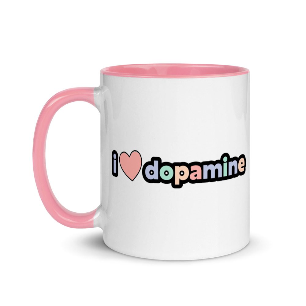 I Love Dopamine Mug with Color Inside