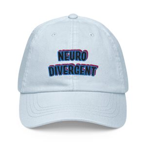 Neurodivergent Autism ADHD Pastel Baseball Hat