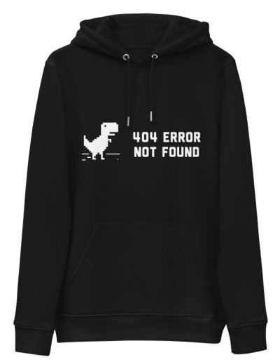 404 Error Not Found Unisex Eco Hoodie