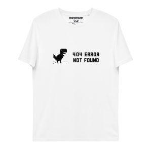 404 Error Not Found Unisex Organic Cotton T-shirt