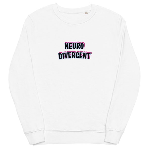 Neurodivergent Autism ADHD Unisex Organic Sweatshirt
