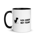 404 Error Not Found Mug with Color Inside