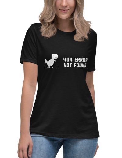 404 Error Not Found Women's Relaxed T-Shirt