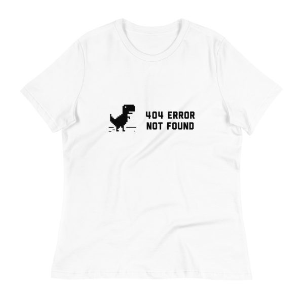 404 Error Not Found Women's Relaxed T-Shirt