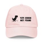 404 Error Not Found Pastel Baseball Hat