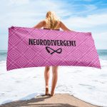 Neurodivergent Pink Towel