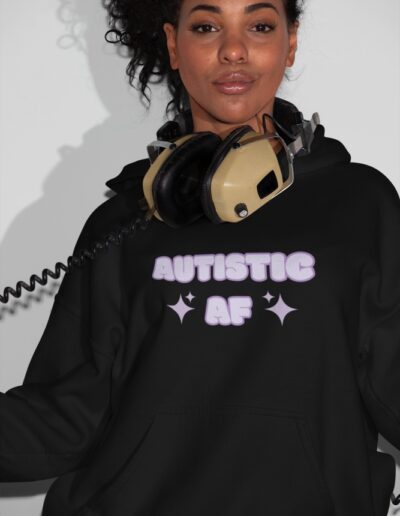 Autistic AF Unisex Organic Hoodie