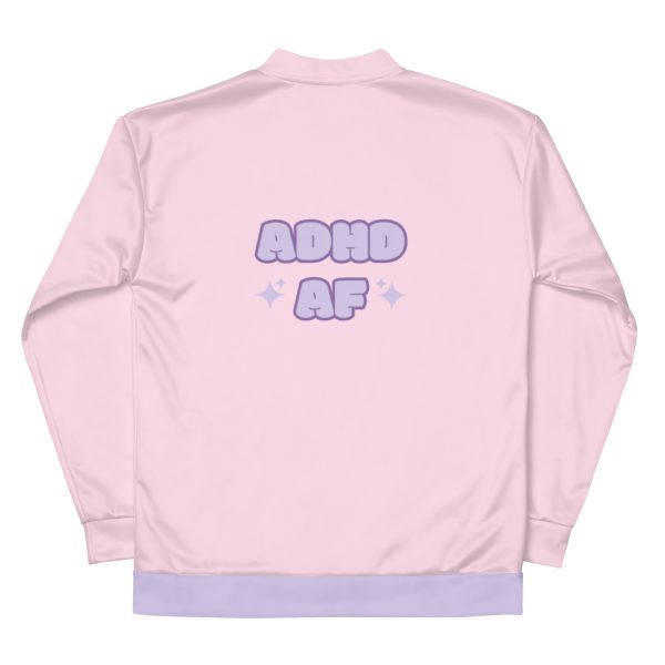 ADHD AF Pink Bomber Jacket