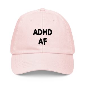 ADHD AF Pastel Baseball Hat