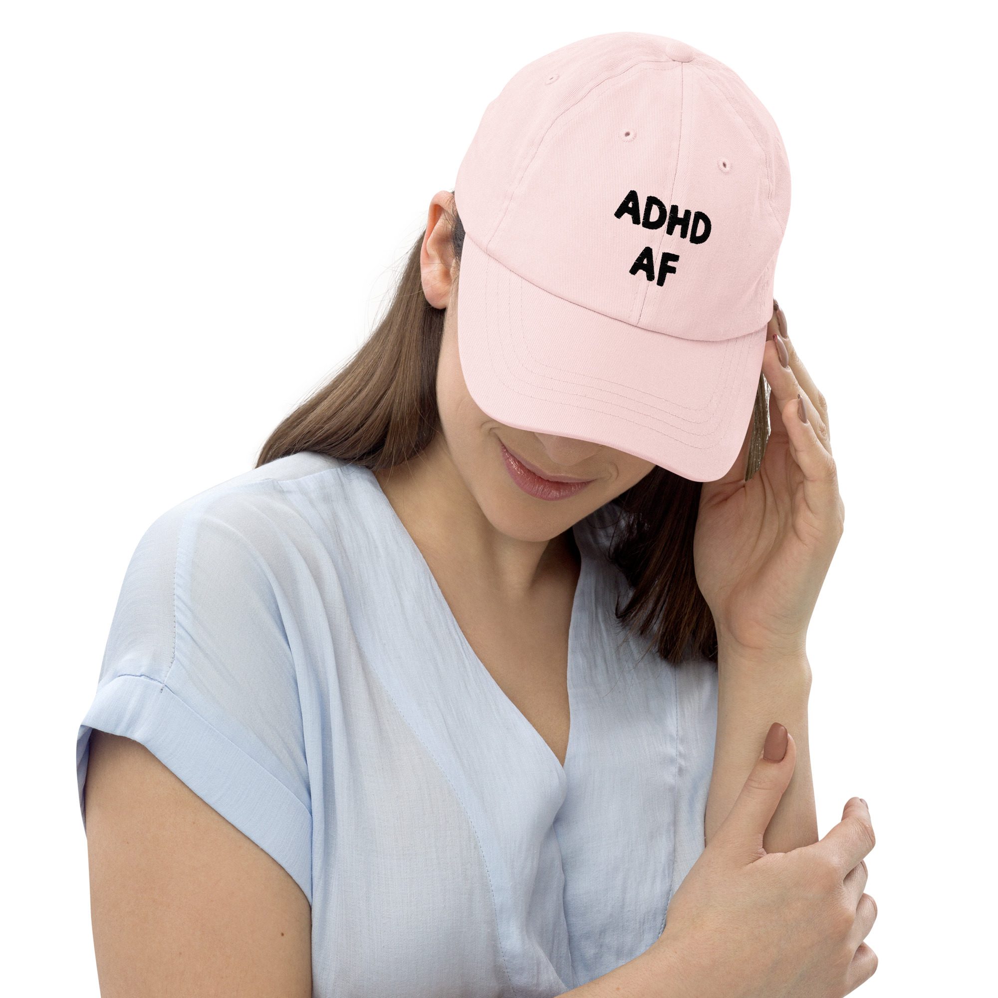 ADHD AF Pastel Baseball Hat