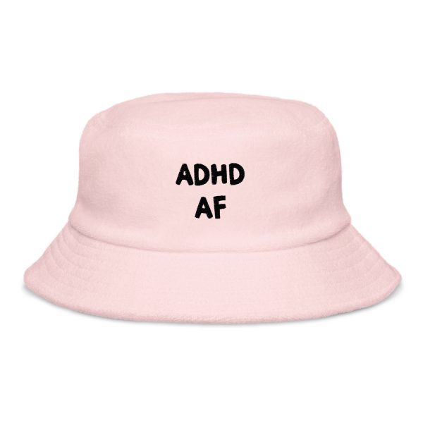 ADHD AF Terry Cloth Bucket Hat