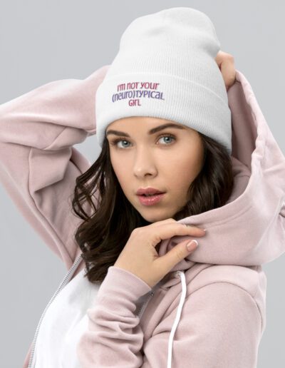 I’m Not Your Neurotypical Girl Cuffed Beanie