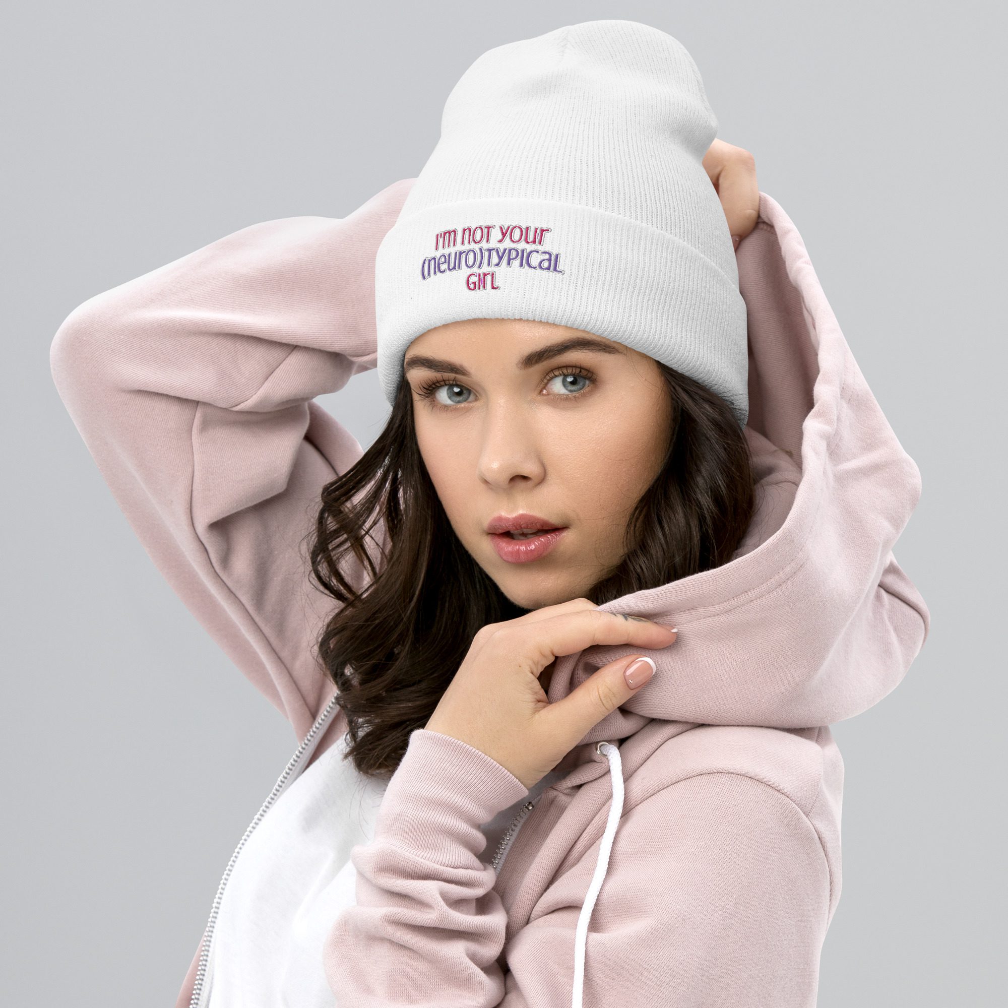 I’m Not Your Neurotypical Girl Cuffed Beanie
