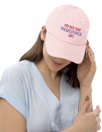 I’m Not Your Neurotypical Girl Pastel Baseball Hat