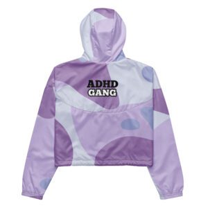 ADHD Gang Women’s Cropped Windbreaker