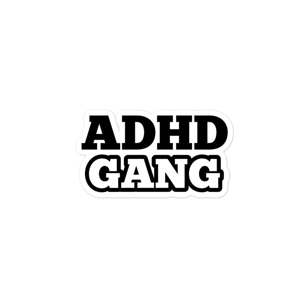 ADHD Gang Bubble-free Stickers