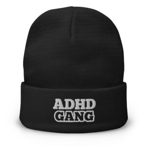 ADHD Gang Embroidered Beanie