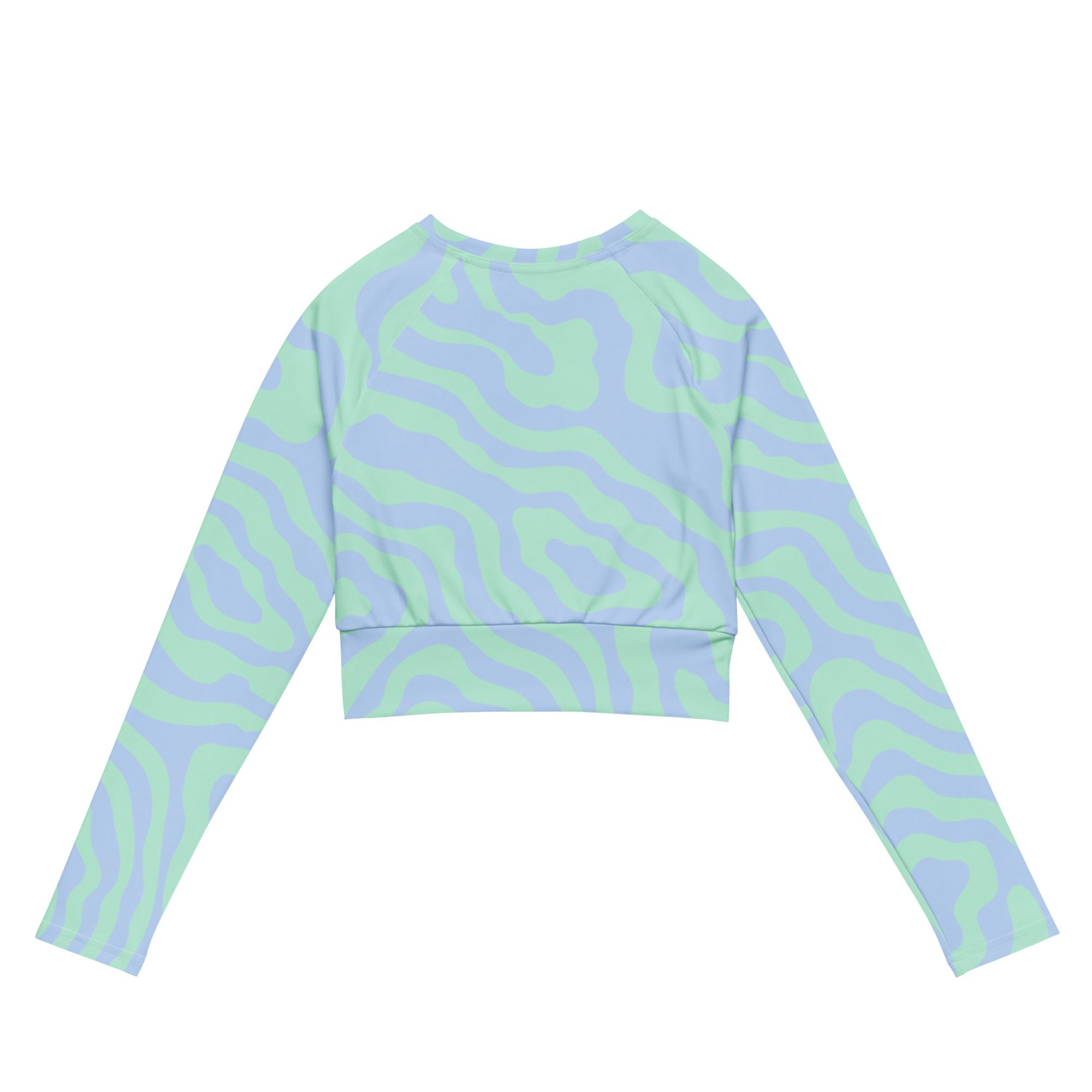 Neurodivergent Camo Recycled Long-sleeve Crop Top
