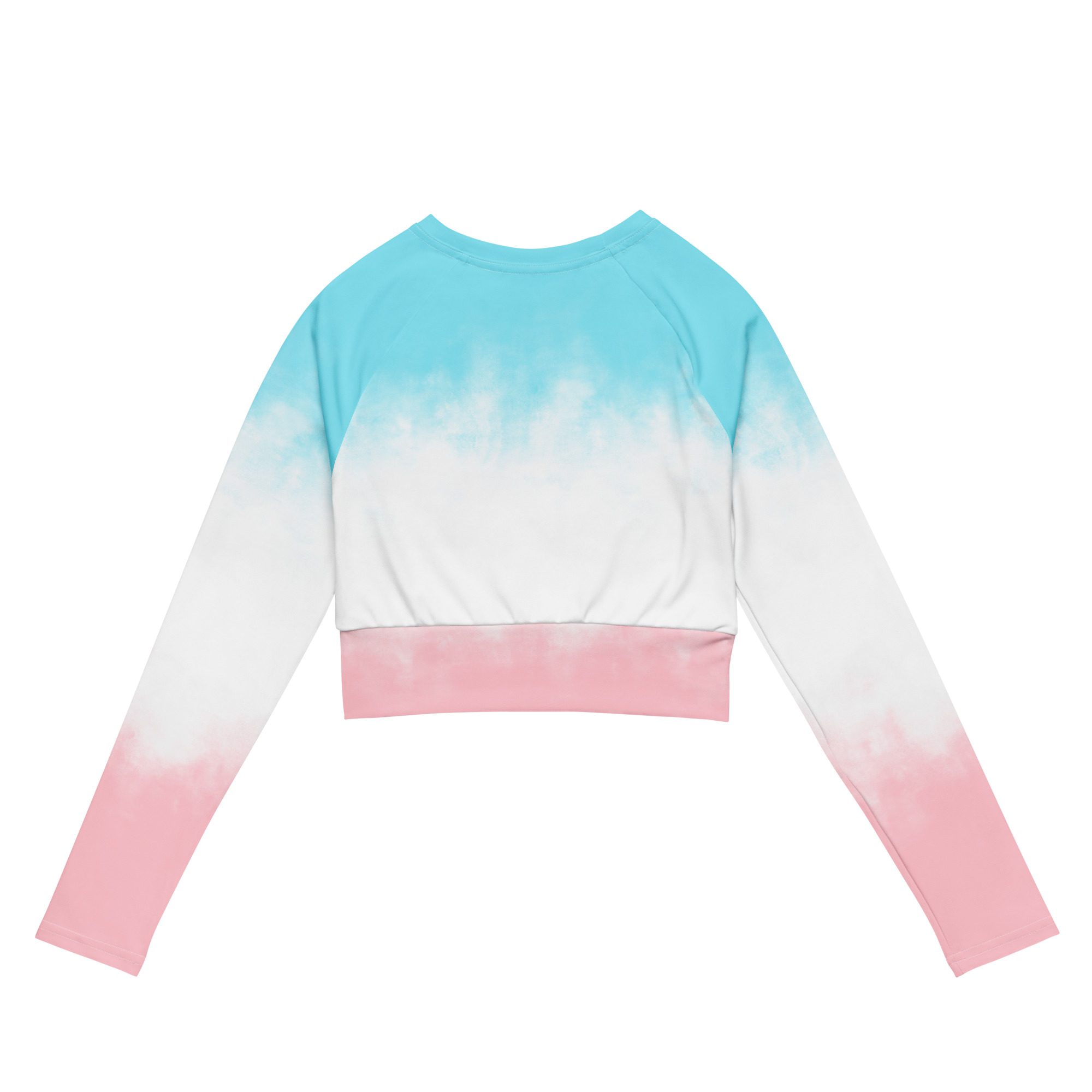 I Love Dopamine Recycled Long-sleeve Crop Top