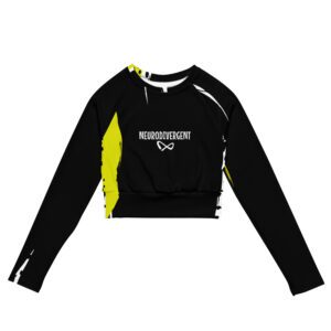 Neurodivergent Recycled Long-sleeve Crop Top