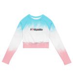 I Love Dopamine Recycled Long-sleeve Crop Top