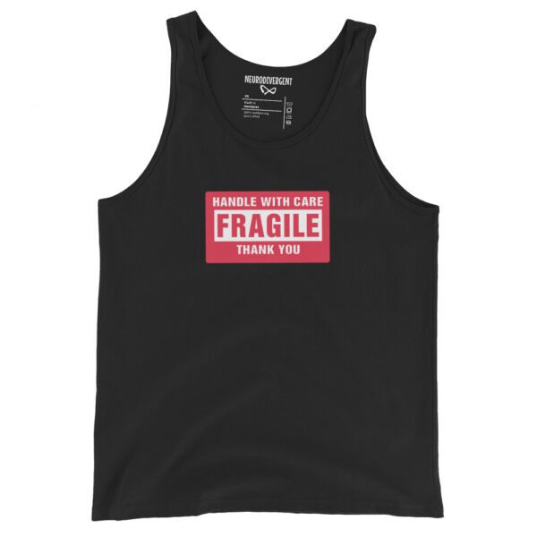 Handle With Care – FRAGILE Unisex Tank Top/Vest
