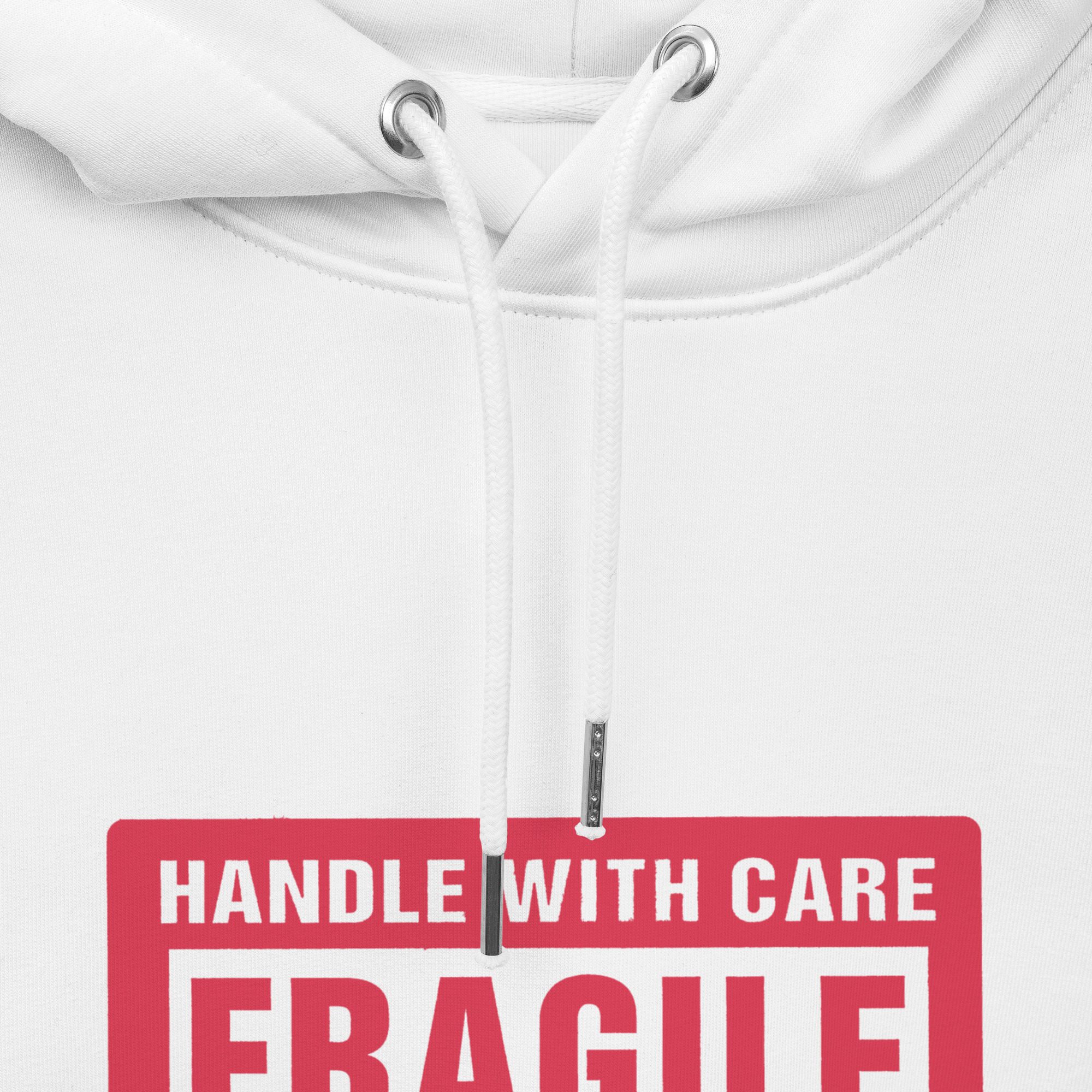 Handle With Care – FRAGILE Unisex Eco Hoodie