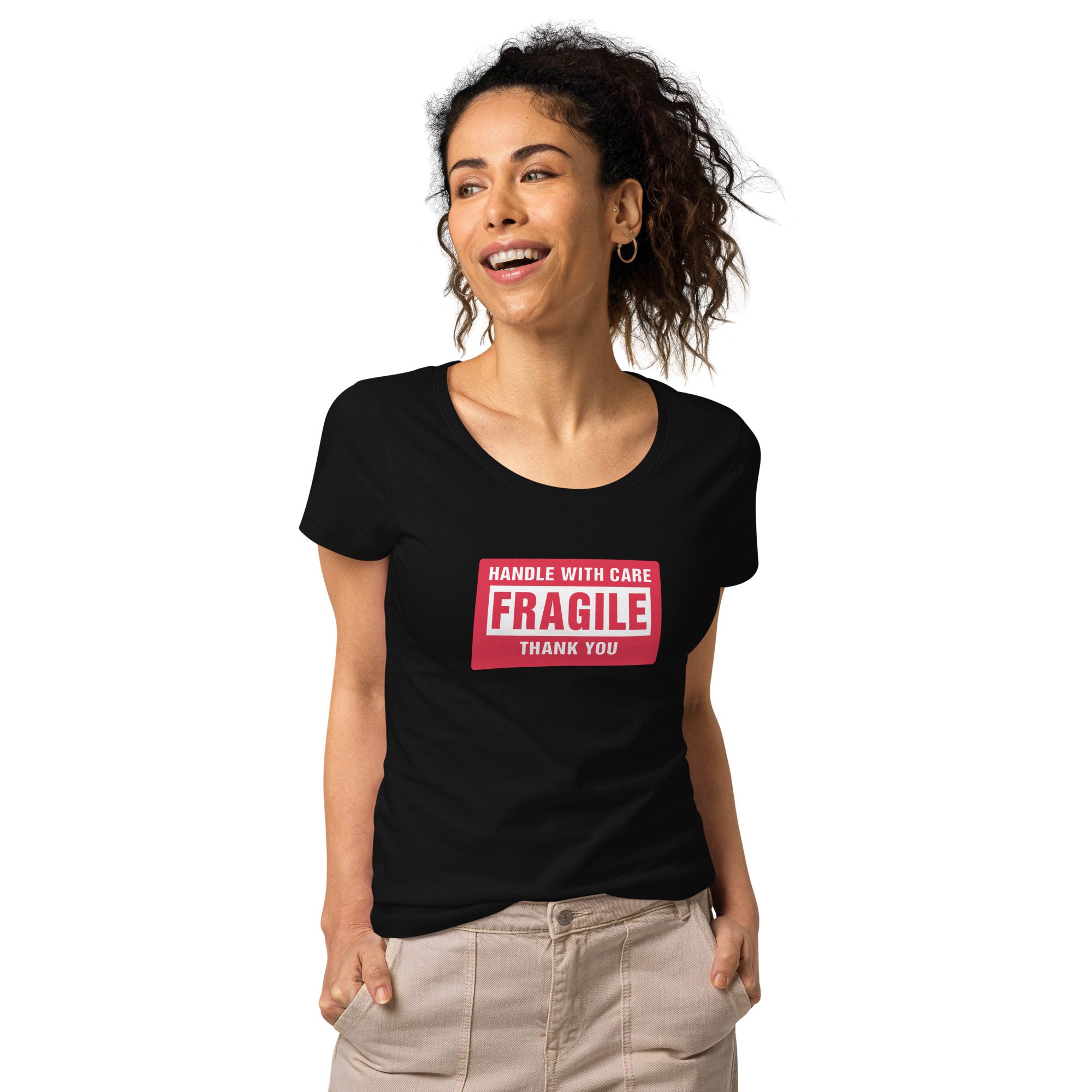 Handle With Care – FRAGILE Women’s Organic T-shirt