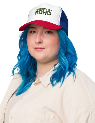 Powered By ADHD Foam Trucker Hat