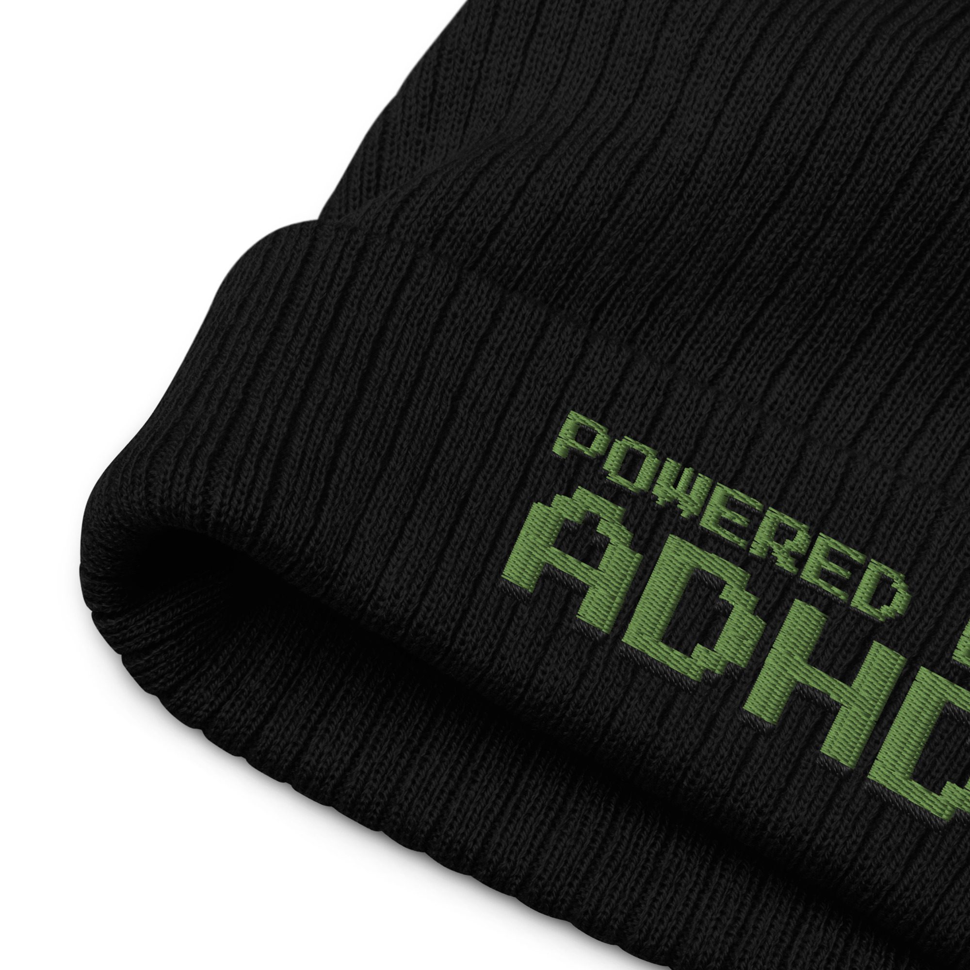 Powered By ADHD Ribbed Knit Beanie