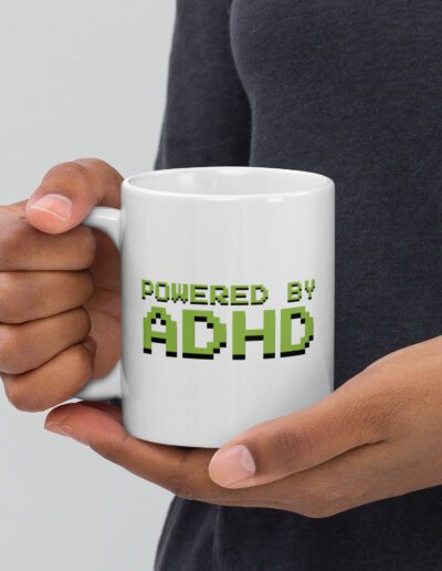 Powered By ADHD Mug