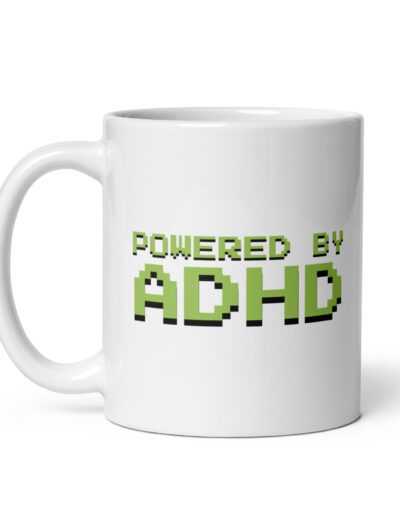 Powered By ADHD Mug