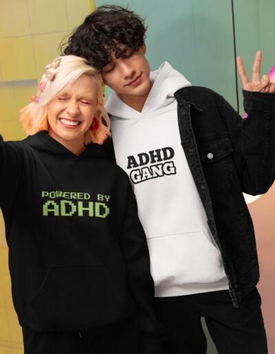 Powered By ADHD Unisex Hoodie