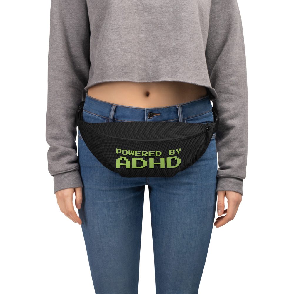 Powered By ADHD Fanny Pack/Bum Bag