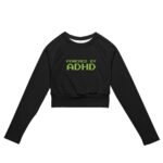 Powered By ADHD Recycled Long-sleeve Crop Top