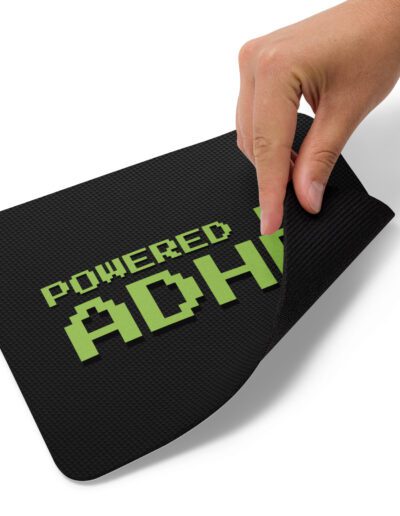 Powered By ADHD Mouse Pad