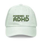 Powered By ADHD Pastel Baseball Hat