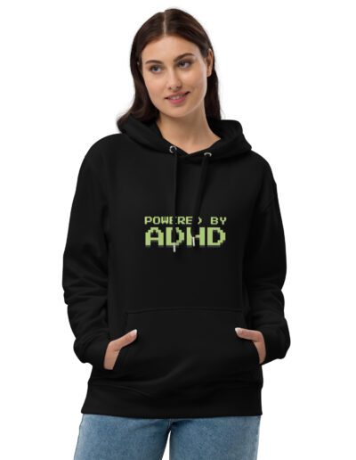 Powered By ADHD Premium Eco Hoodie