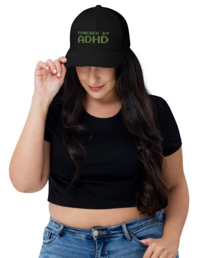 Powered By ADHD Trucker Cap