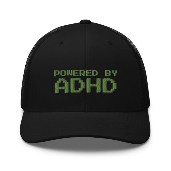 Powered By ADHD Trucker Cap
