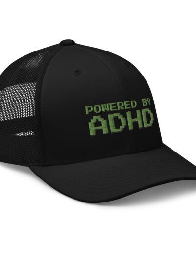 Powered By ADHD Trucker Cap