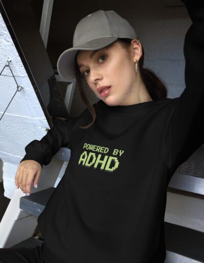 Powered By ADHD Unisex Sweatshirt