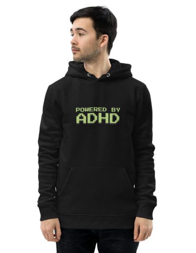 Powered By ADHD Unisex Essential Eco Hoodie