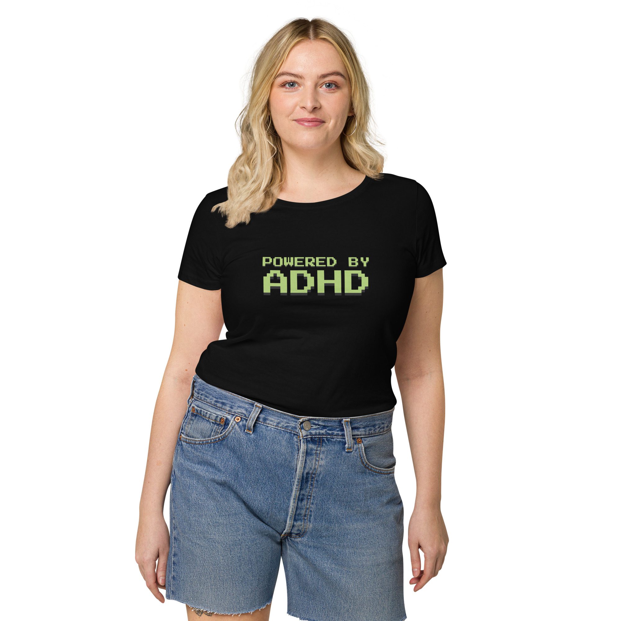 Powered By ADHD Women’s Organic T-shirt