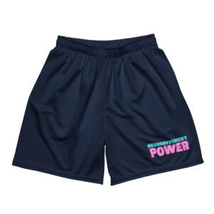 Neurodivergent Power Unisex Mesh Shorts
