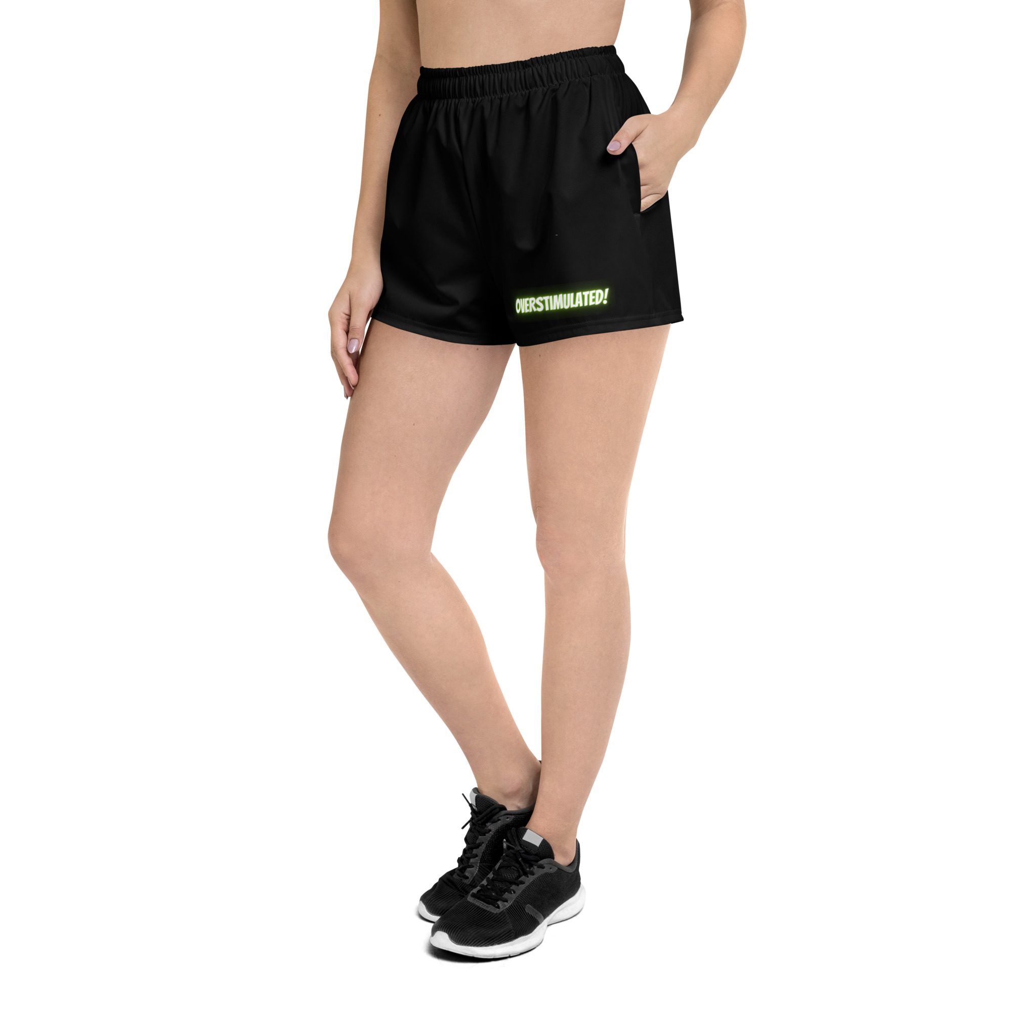 OVERSTIMULATED! Women’s Recycled Shorts
