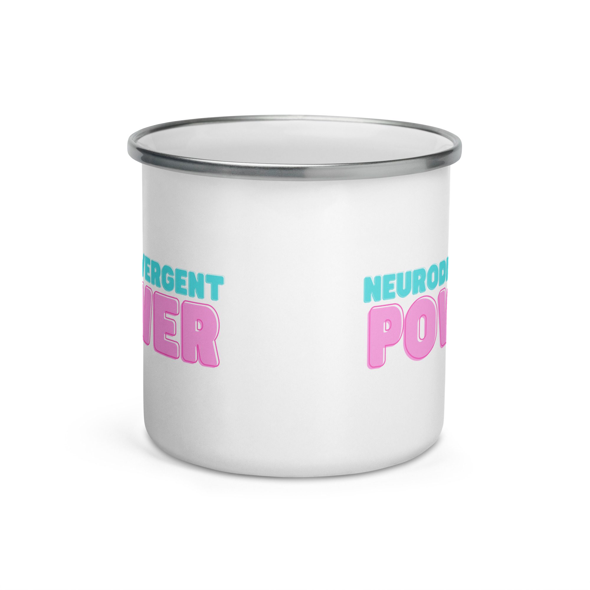 Neurodivergent Power Enamel Mug